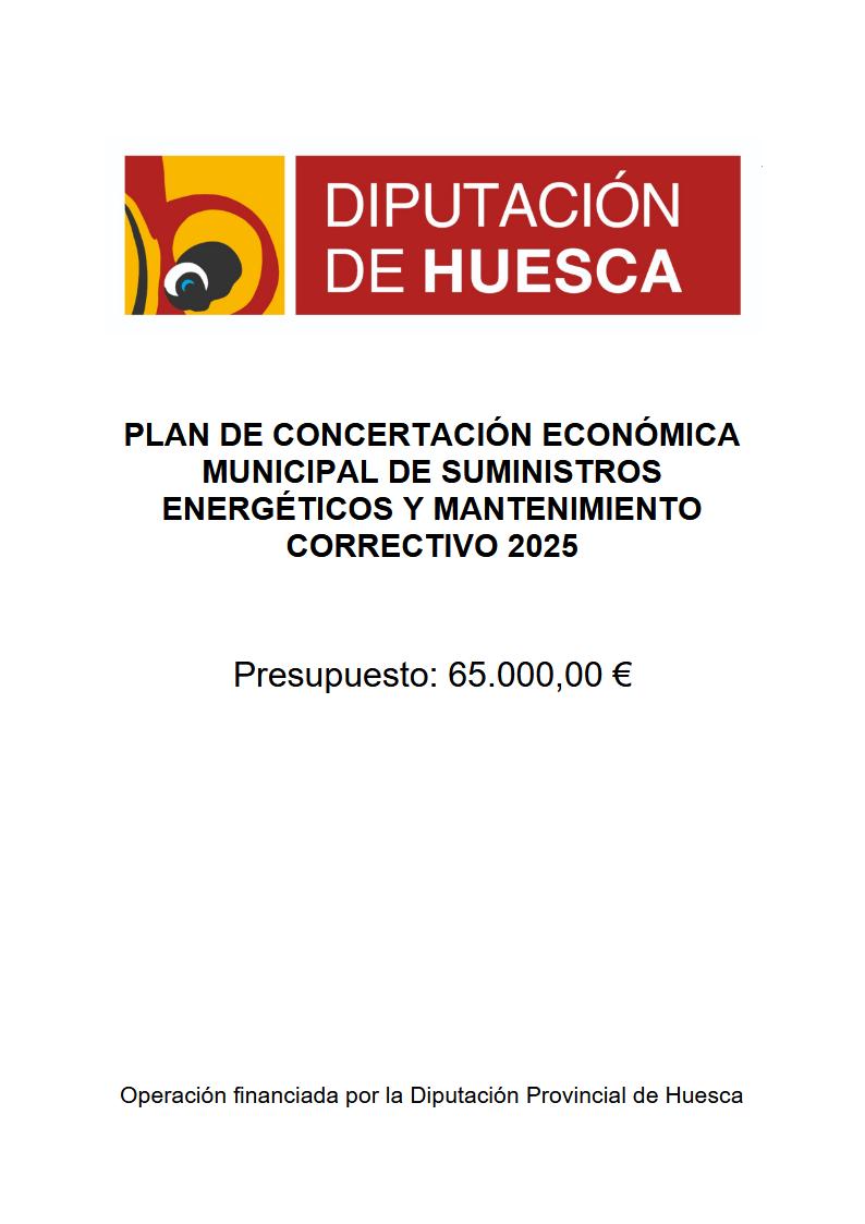 CARTEL Plan Concertacion Economica suministros energéticos 2025